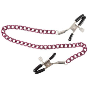 5346-naughty-toys-adjustable-nipple-clamps-with-purple-chain-sexshopcyprus